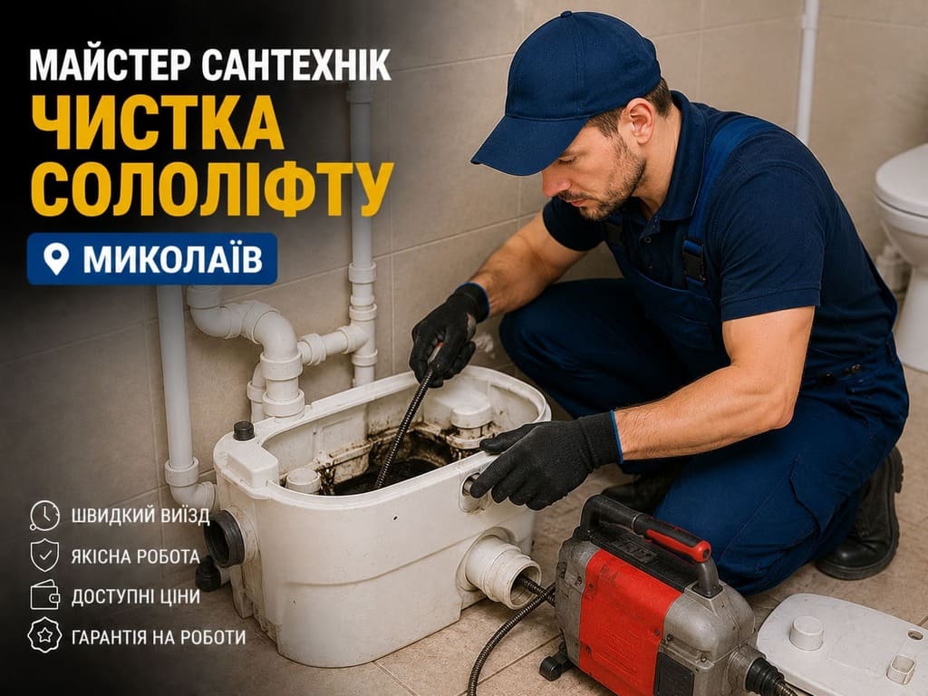 прочищення сололіфту миколаїв